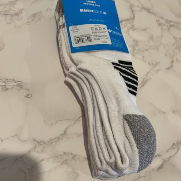 NWT Columbia PFG 3pk Mens Liner Socks (6-12) - Picture 4 of 5
